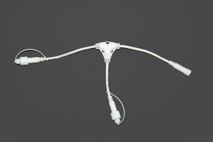 MK 001-122 QuickFix® Divider 2 Verteiler in T-Form Weiss für LED-Produkte System IP 67