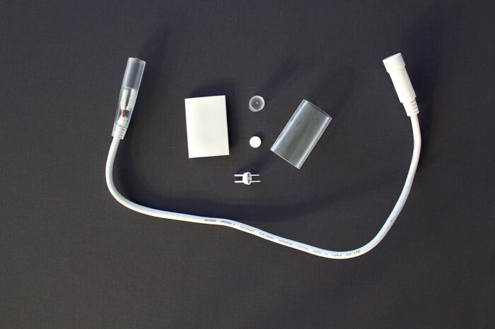 MK 001-142 QuickFix® RopeLight Adapter Weiss für LED-Produkte