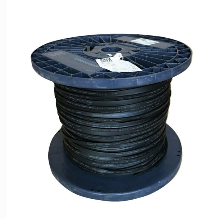500 M Illu Kabel H05RNH2-F 2x1,5 mm² Schwarzes Flachkabel