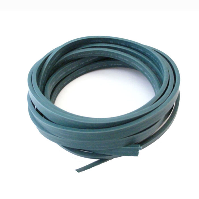 10 M Kabel Illu Kabel H05RNH2-F 2x1,5 mm² dunkelgrünes Flachbandkabel