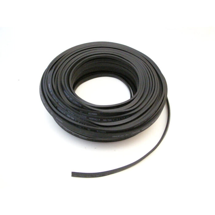 50 M DRAKA Kabel Illu Kabel H05RNH2-F 2x1,5 mm² Schwarzes Flachkabel