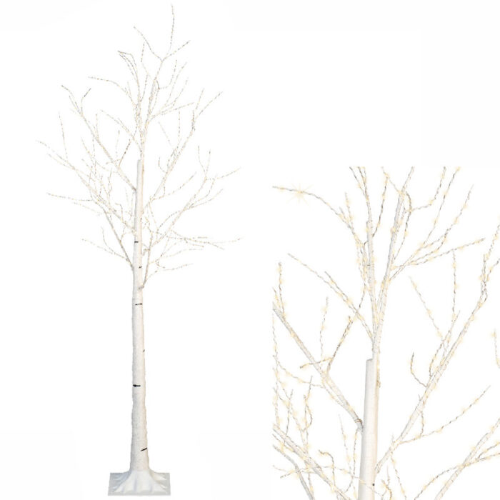 Lumineo 492418 LED Baum 150 cm 400 warmweisse Micro LED Aussenbeleuchtung
