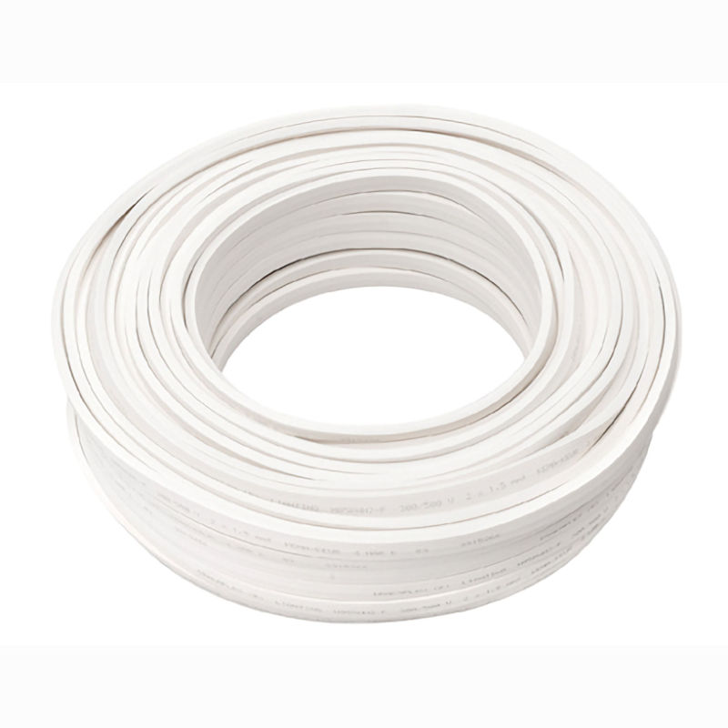 100 M Kabel Illu Kabel H05RNH2-F 2x1,5 mm² weisses Flachbandkabel