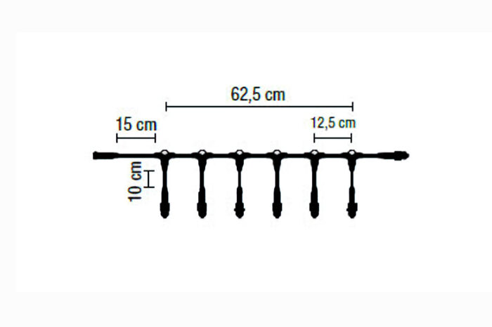 MK 001-128 QuickFix® Divider 6 Verteiler 6 Ausgänge Weiss für LED-Produkte System IP 67 – Bild 3