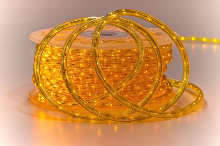 MK 248-205 LED Rope Light Lichtschlauch 220-240 V 13 mm amber/gelb LED 30 LED/Meter