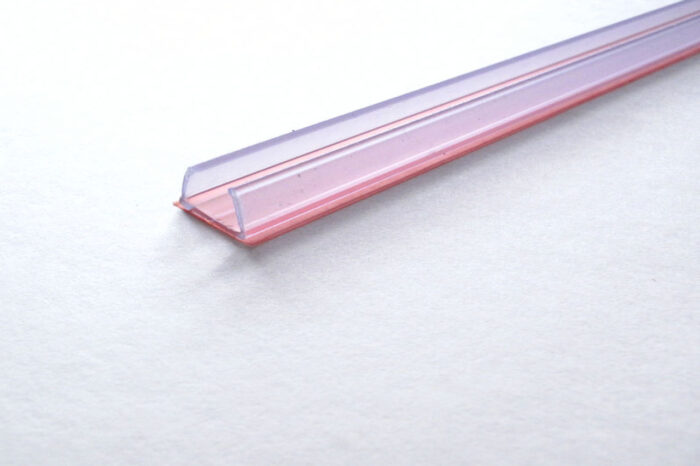 10 M Minikanal Kunststoffkanal 10x12 mm für Lichtschlauch 10 mm transparent mit Klebeband