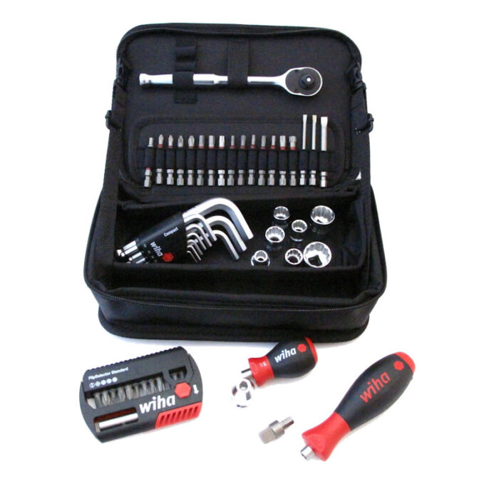 Wiha 930051401 Werkzeug-Set 55-tlg 45417 mechanisches Verschrauben incl. Funktionstasche